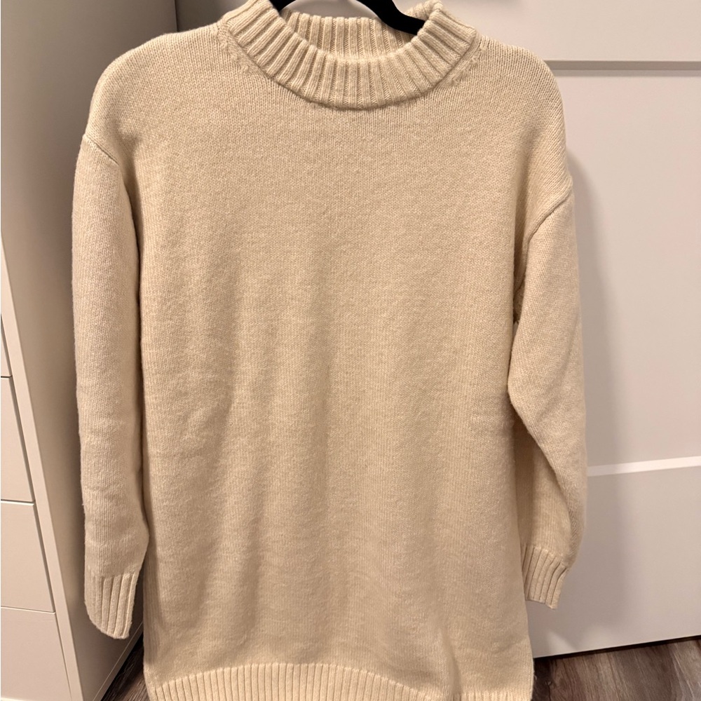 H&M Cream Sweater Dress